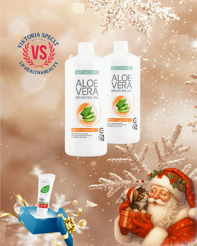 Aloe Vera Drinking Gel Pfirsich-Geschmack